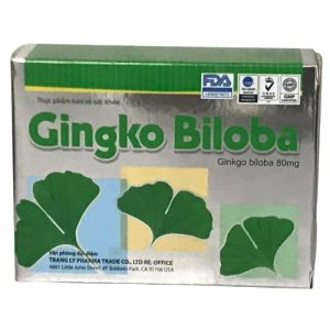 Ginkgo Biloba giúp tăng cường tuần hoàn máu não hộp 30 viên