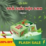 Trà Giải Độc Bổ Gan Traly giúp thanh nhiệt, giải độc gan