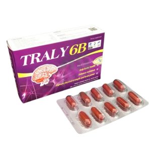 Traly 6B bổ sung vitamin nhóm B, nâng cao sức khỏe hộp 30 viên
