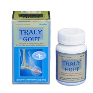 Traly Gout hỗ trợ điều trị gout, giảm axit uric trong máu