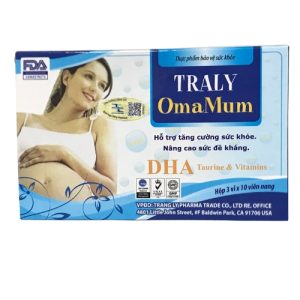 Traly OmaMum bổ sung vitamin và khoáng chất cho bà bầu
