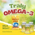 Traly Omega 3 hỗ trợ giảm cholesterol, mắt sáng lọ 60 viên