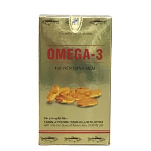 Viên uống dầu cá Omega 3 tốt cho tim mạch và mắt lọ 60 viên