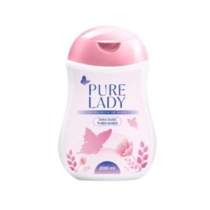 Dung dịch vệ sinh phụ nữ Pure Lady giúp khử mùi vùng kín chai 200ml