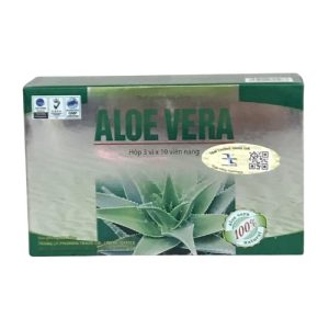 Traly Aloe Vera hỗ trợ chống oxy hóa, làm đẹp da hộp 30 viên