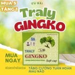 Traly Gingko Soft Cap tăng cường tuần hoàn máu não hộp 100 viên