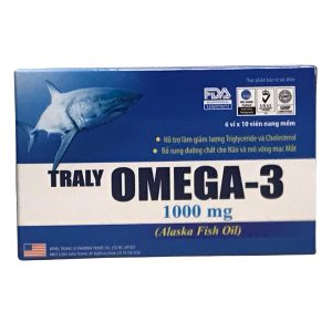 Viên uống Traly Omega-3 tốt cho tim mạch hộp 60 viên