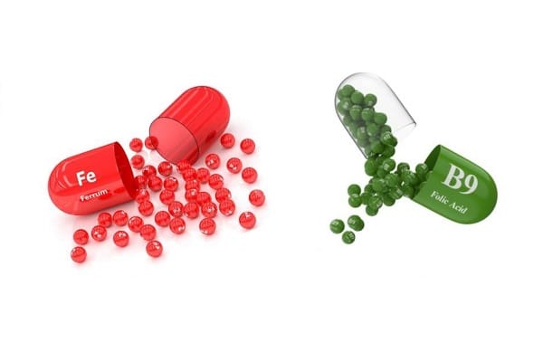 Bà bầu uống Acid Folic có cần uống thêm sắt không?